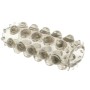 Manson pentru penis cu striatii TOYJOY Power Stretchy Sleeve, pentru stimulare intensã si îngrosare, transparent